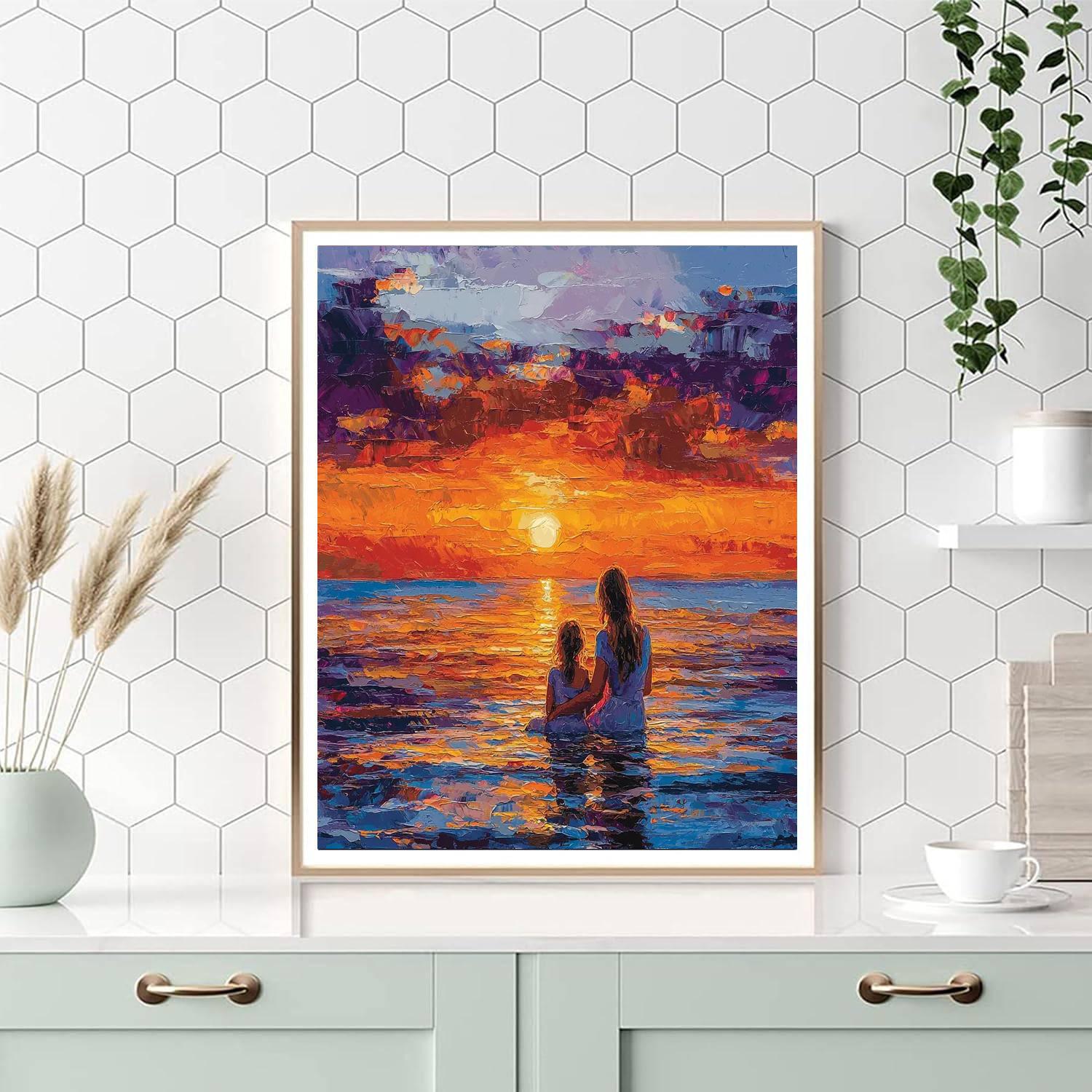 Sunset Memories DIY Paint By Numbers