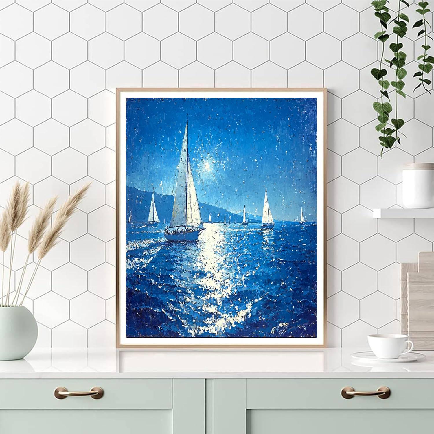 Winslow Homer Inspired Timeless Sailing  Paint By Numbers