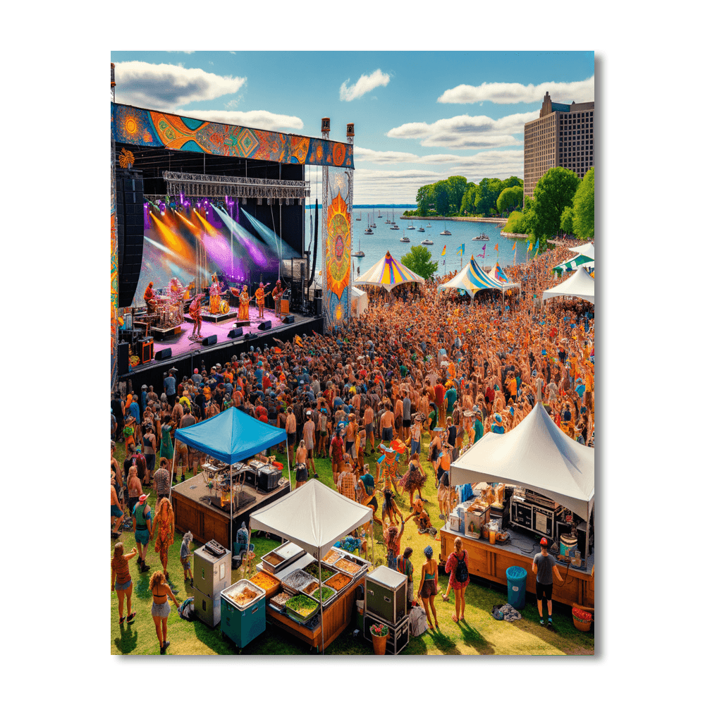 Summerfest - Milwaukee, Usa Paint By Number