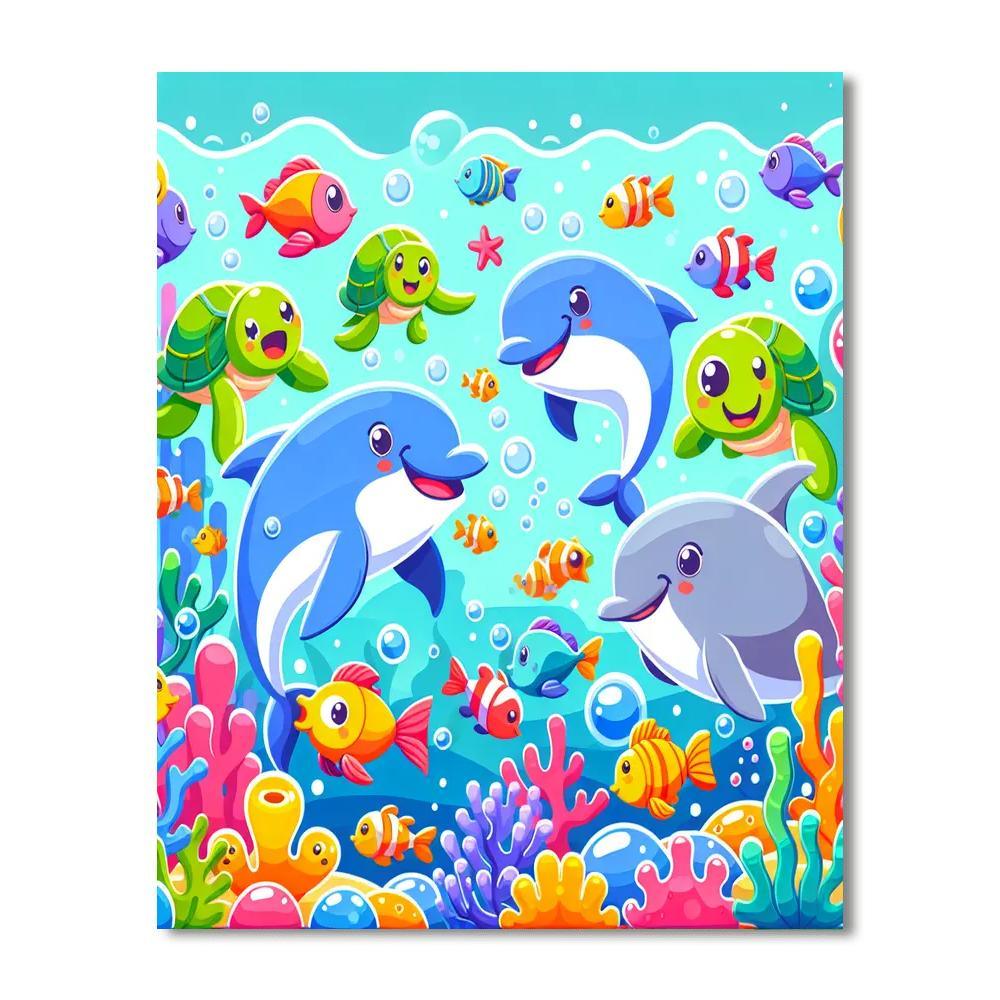Treasures Of The Ocean Paint By Number