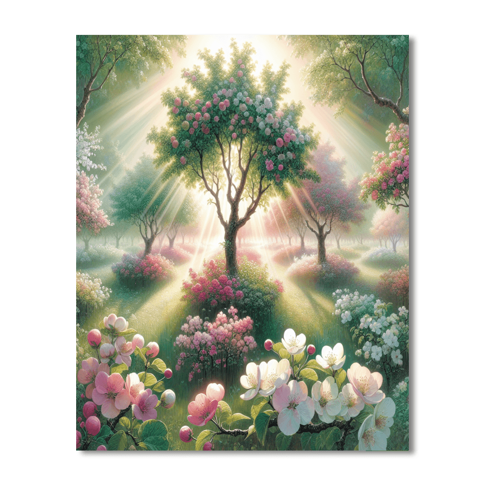 Peaceful Orchard Retreat DIY Paint By Numbers