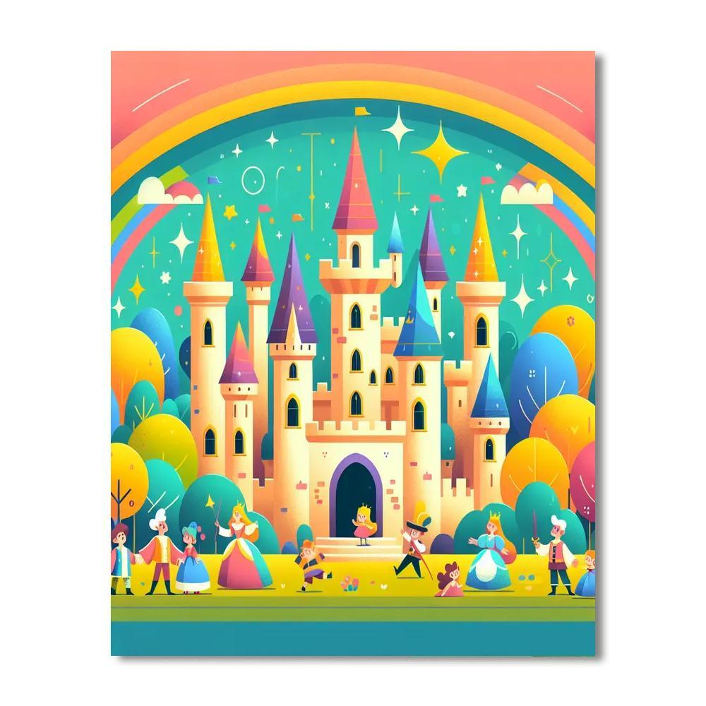 Journey To The Enchanted Castle Paint By Numbers Kits