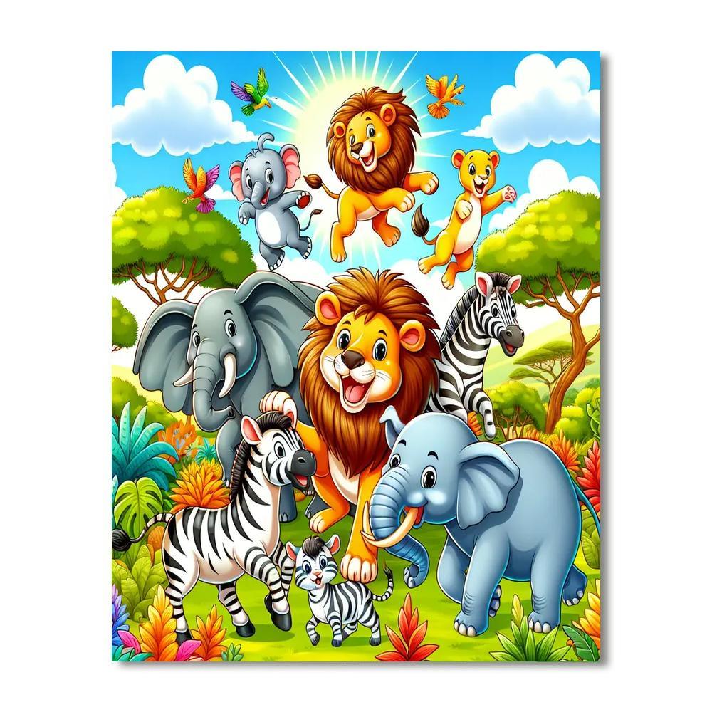 Safari Exploration Paint By Numbers