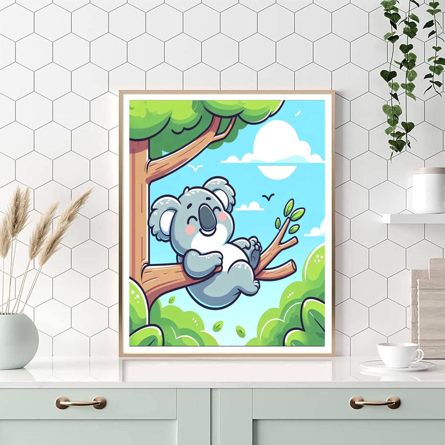 Cool Koala Paint By Numbers