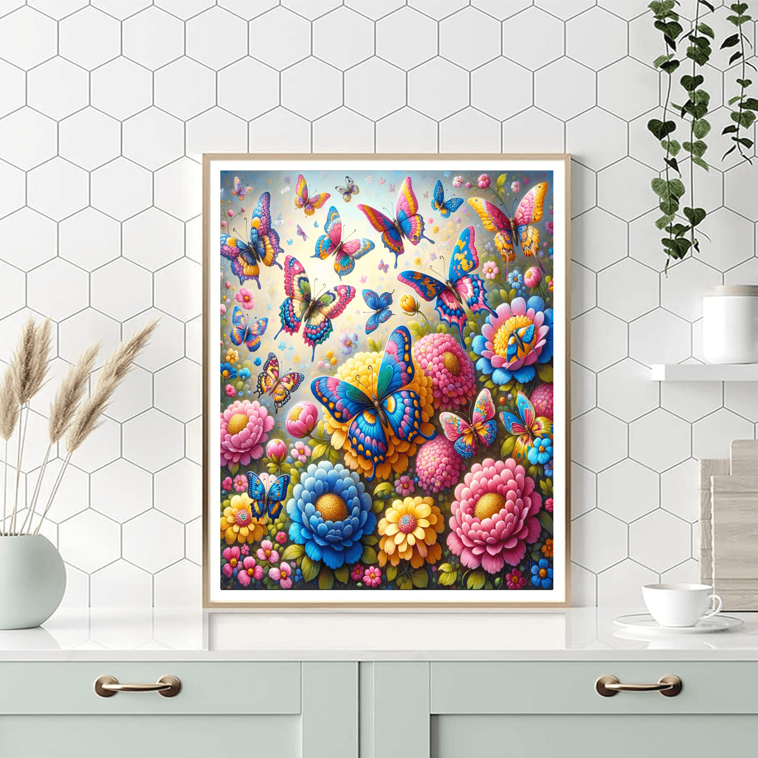 Whimsical Butterfly Dance Paint By Color