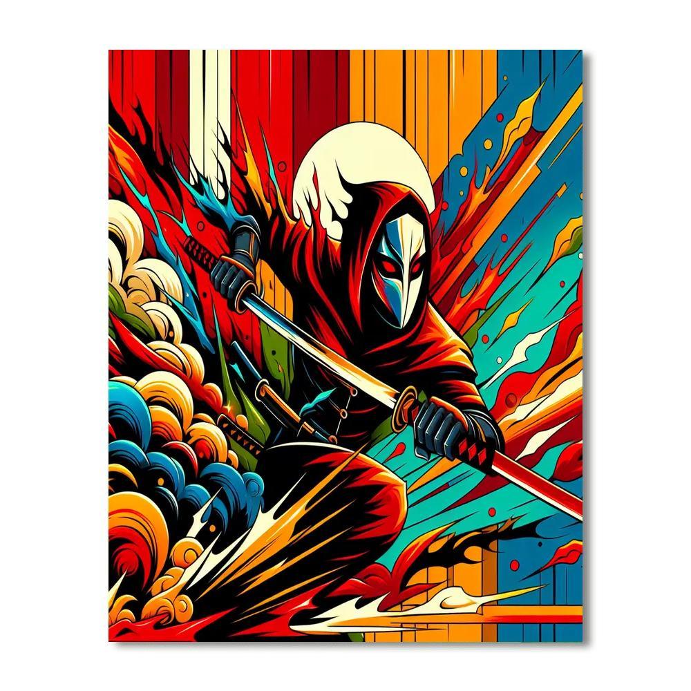 Deadpool's Mischief DIY Paint By Numbers