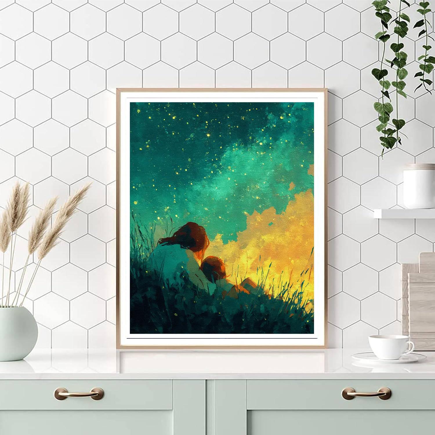 Dreams In The Stars With Mom Painting Number Kit