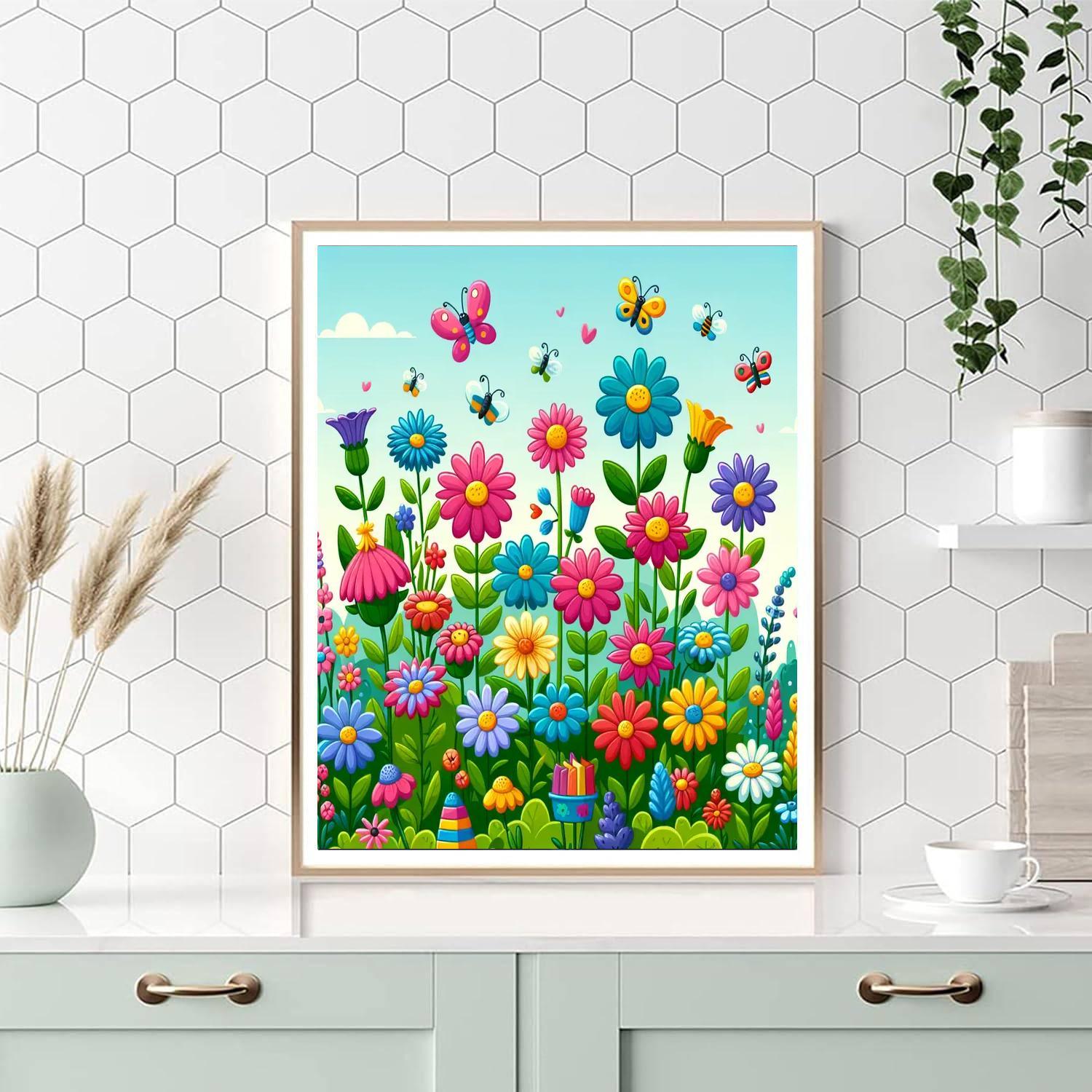 Glorious Garden Of Glee Paint By Color