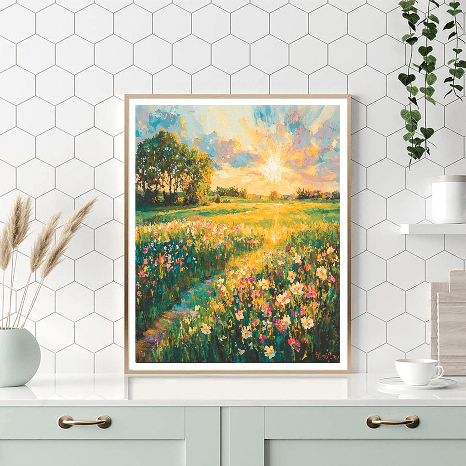 John Constable Inspired Serenade Of The Sun  Paint By Numbers Art