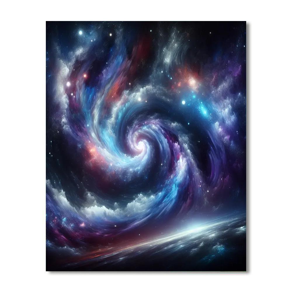 Cosmic Galaxy Odyssey Paint By Color