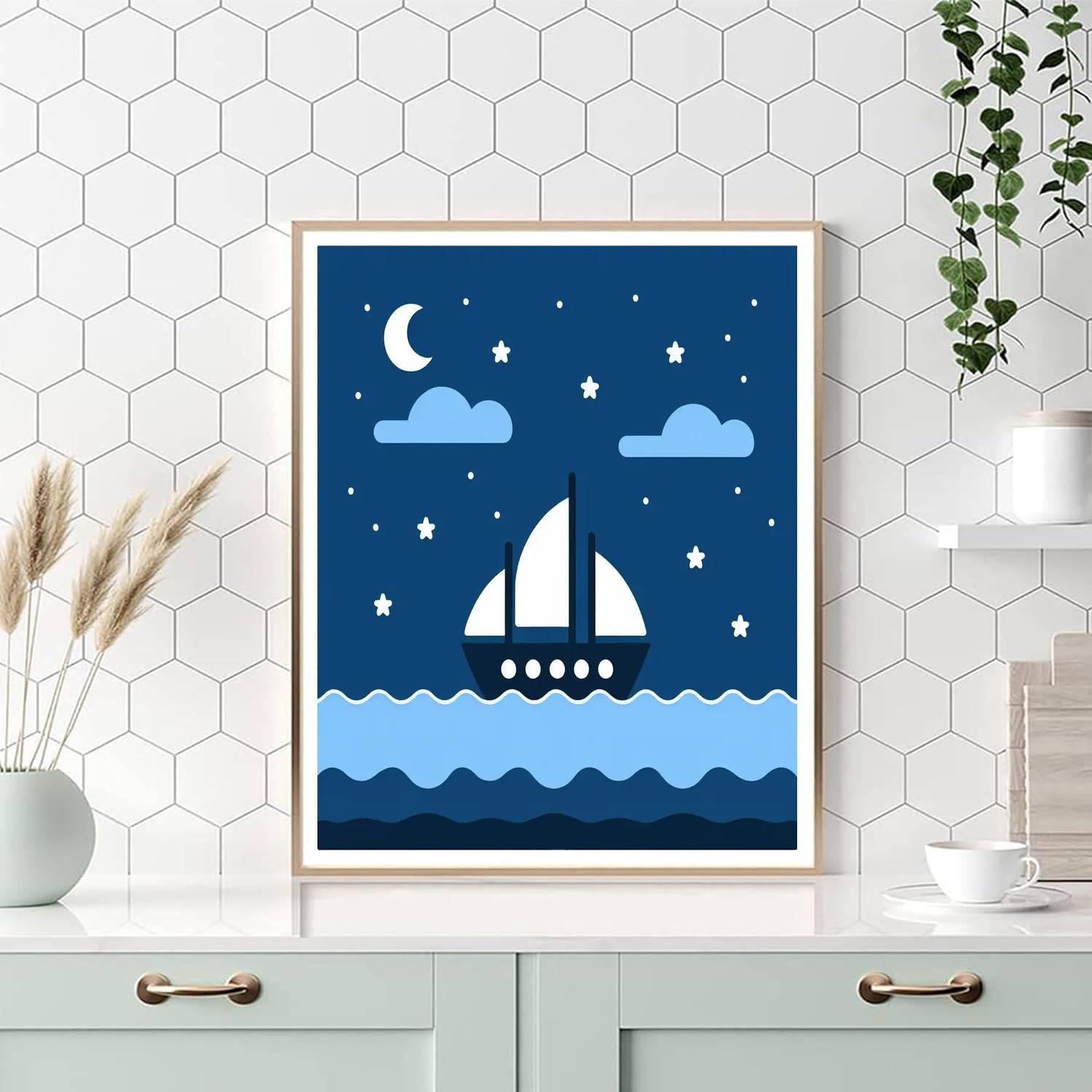 Sailing Under The Stars Numbered Painting Kits
