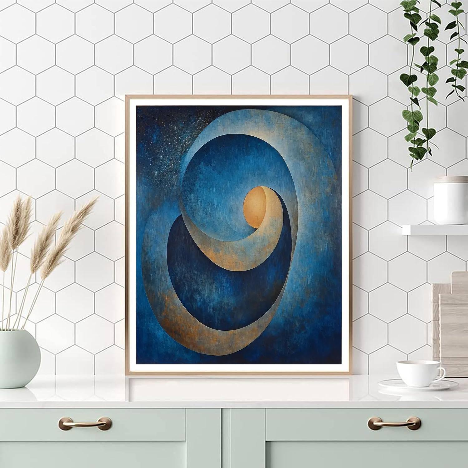 Max Ernst Inspired Cosmic Tides  Paint By Number