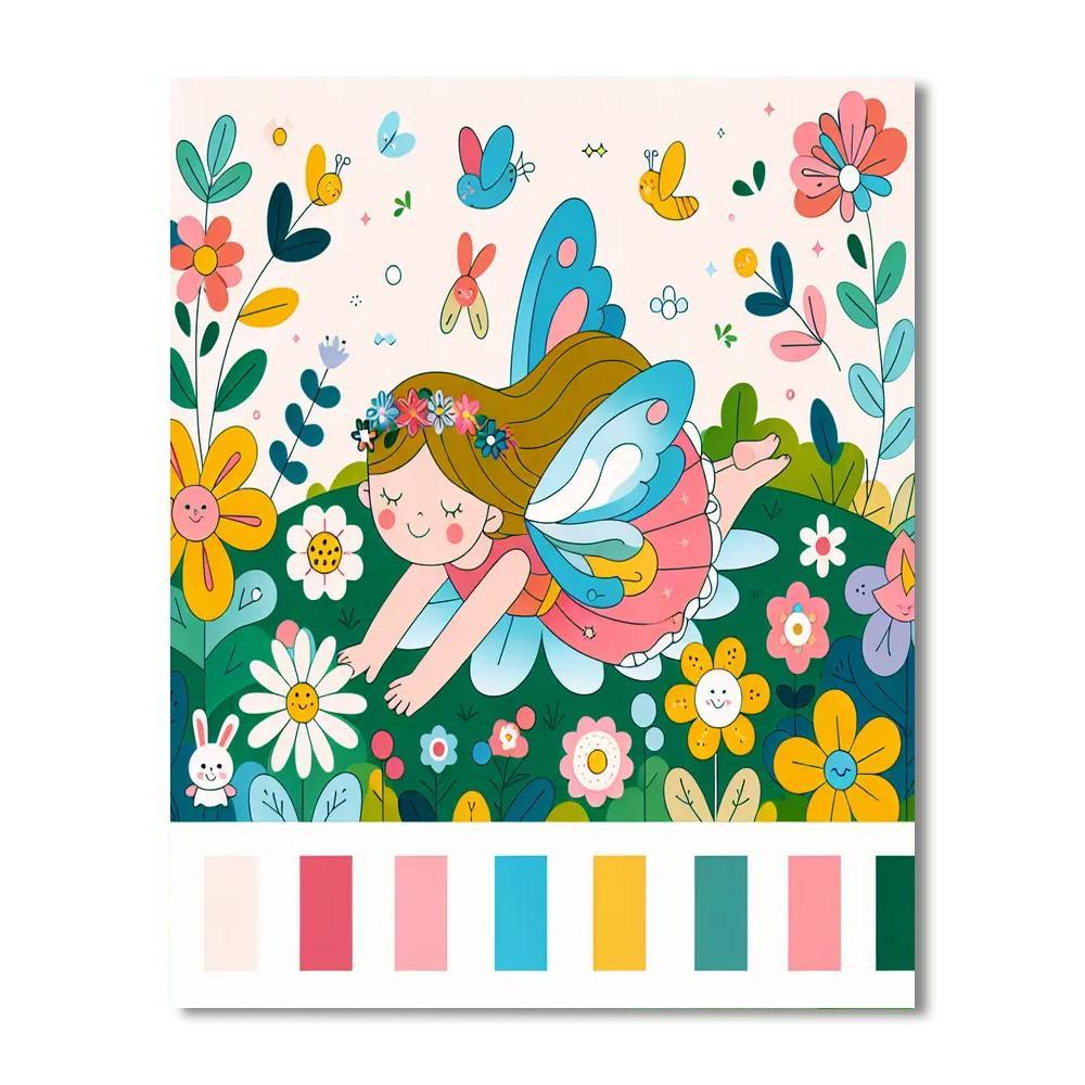 Gentle Forest Fairy Painting By Numbers Kit