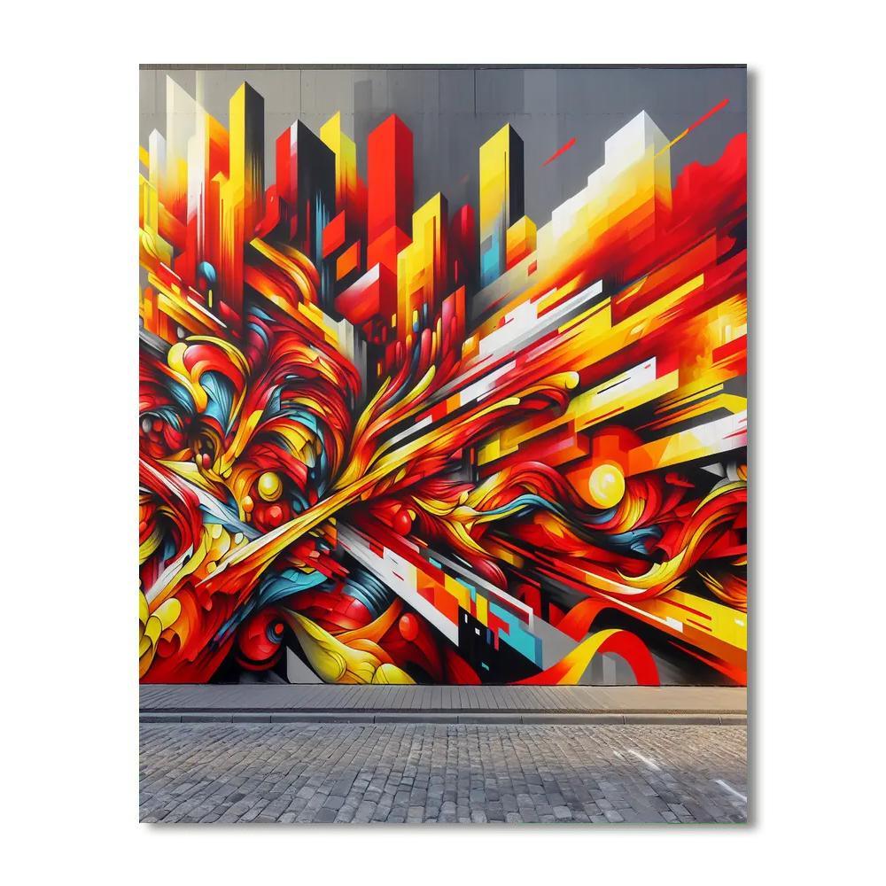 Urban Graffiti Expressions Paint By Numbers Kits