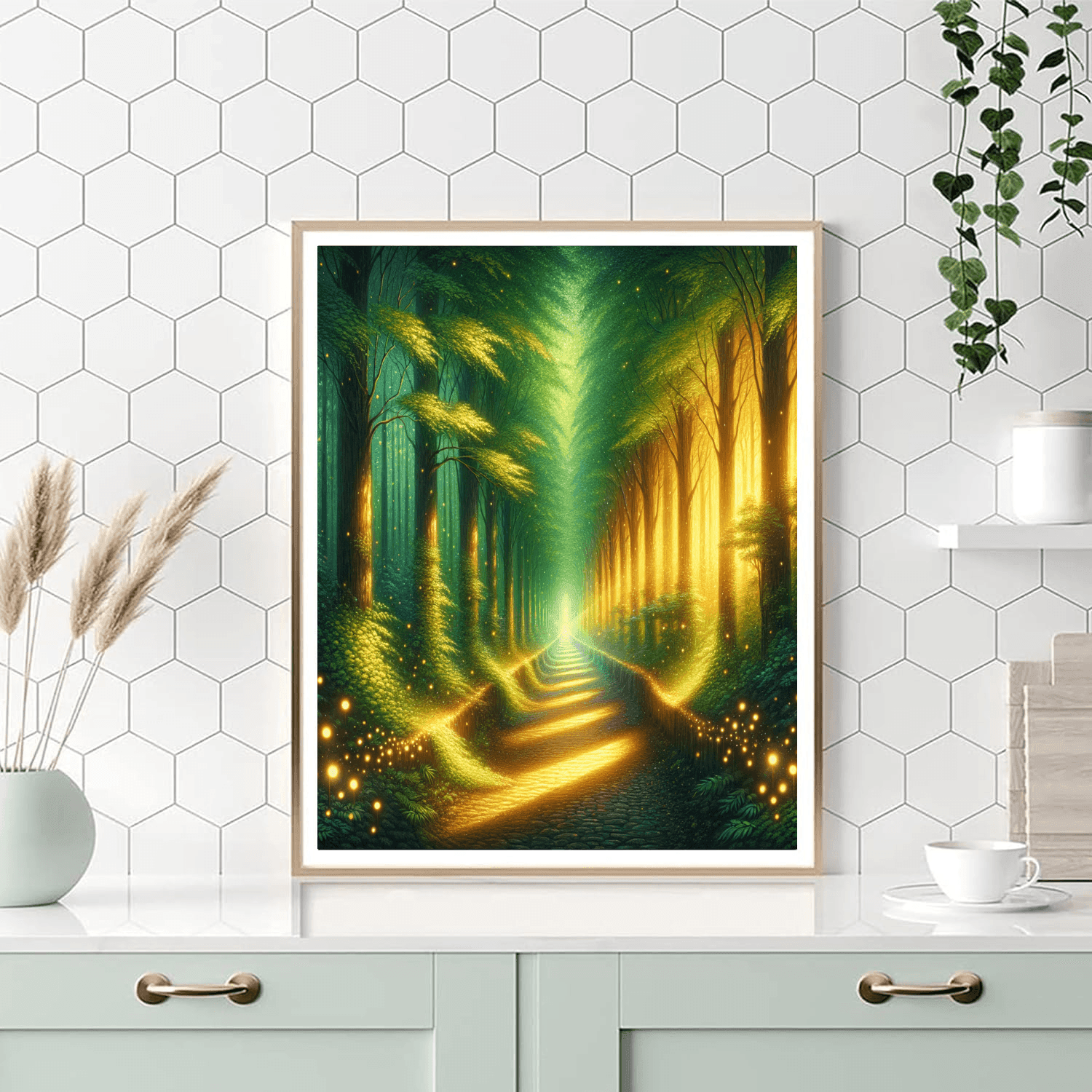 Dreamy Forest Pathway Paint By Numbers