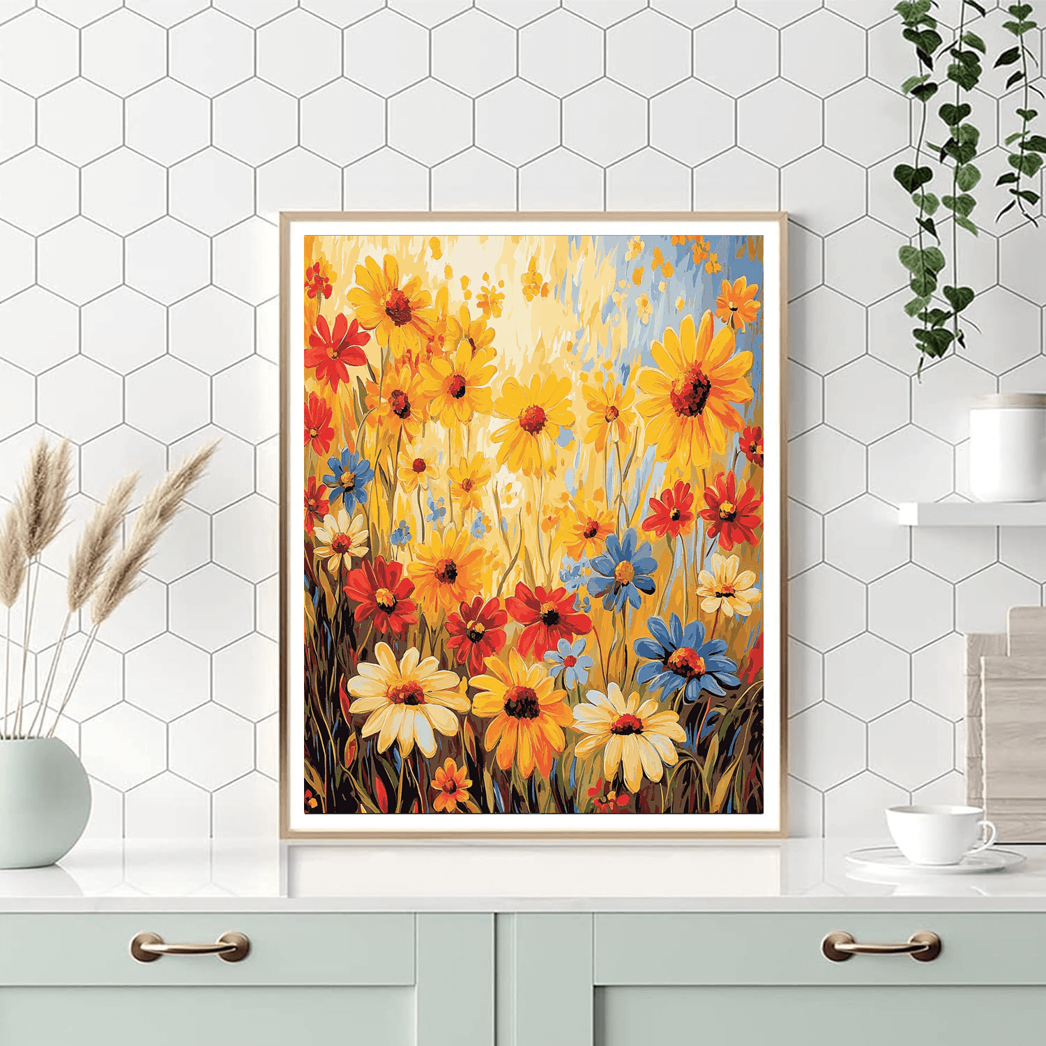 Vincent Van Gogh Inspired Wildflower Dreams  Paint By Numbers Kits