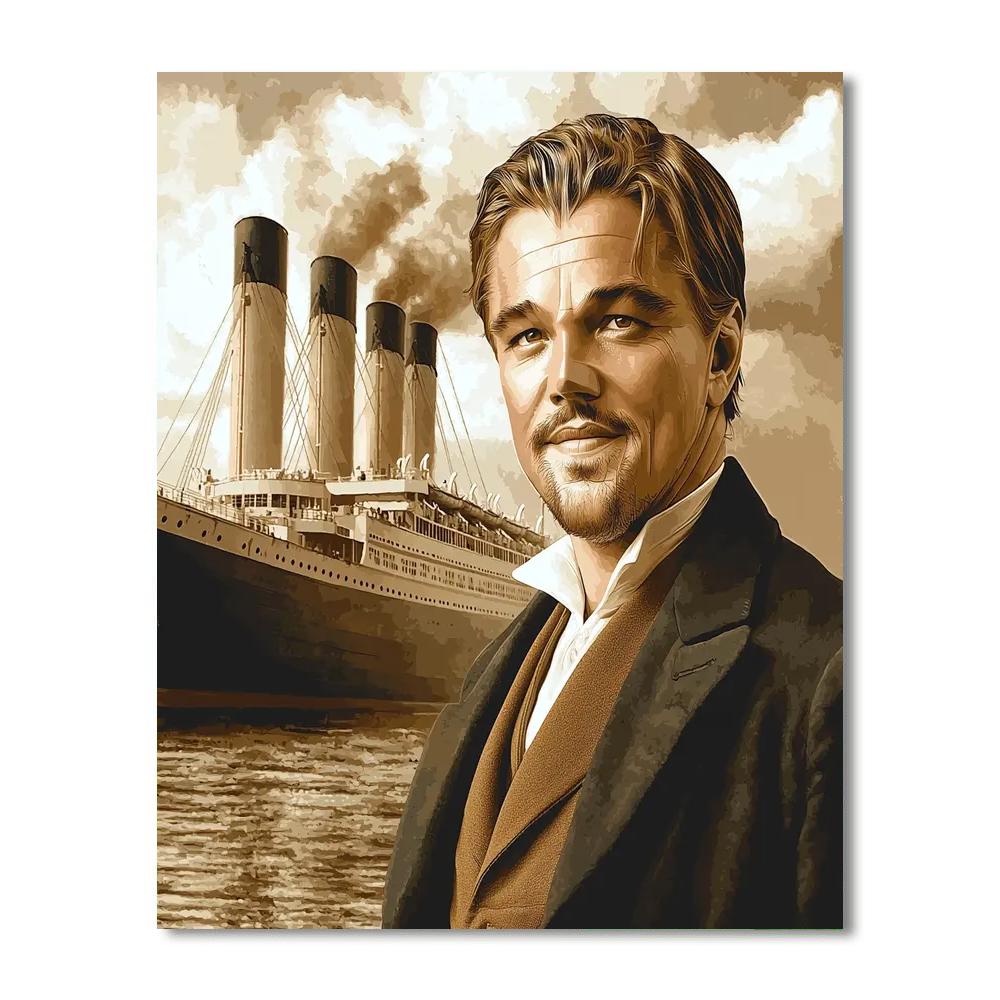 Leonardo Dicaprio: Crafting Legacies Beyond Titanic Numbered Painting Kits