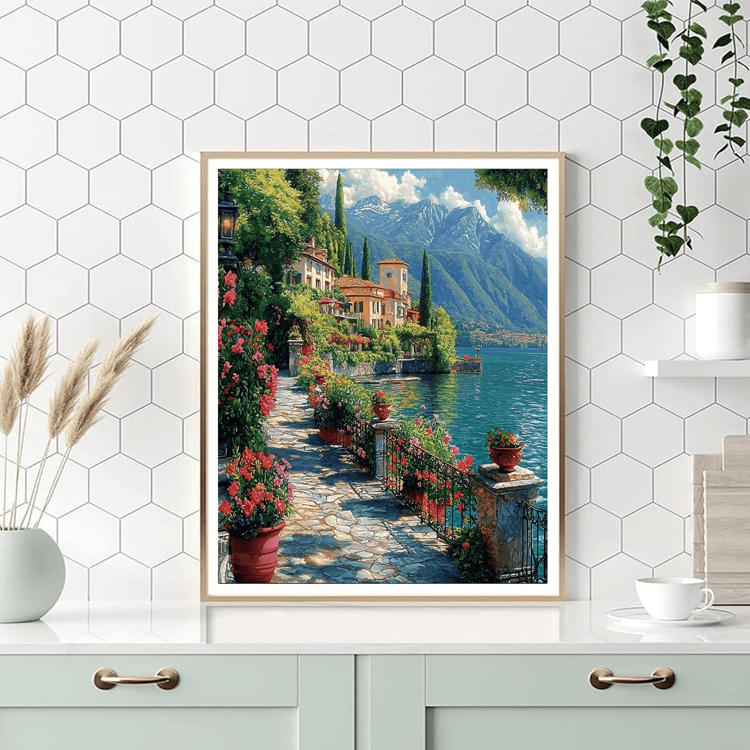Lake Como - Italy DIY Paint By Numbers