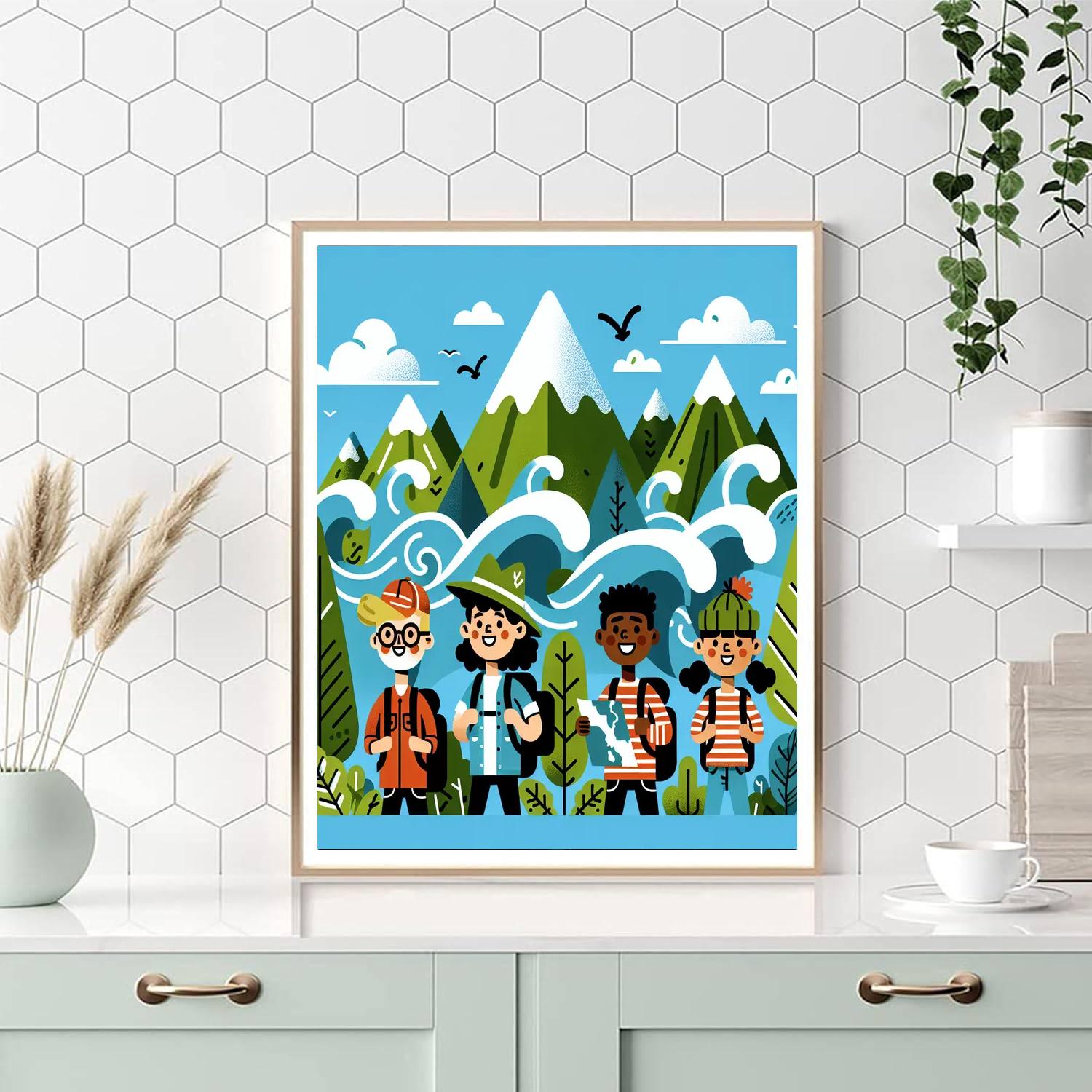 Eccentric Eco Explorers Paint By Numbers Art