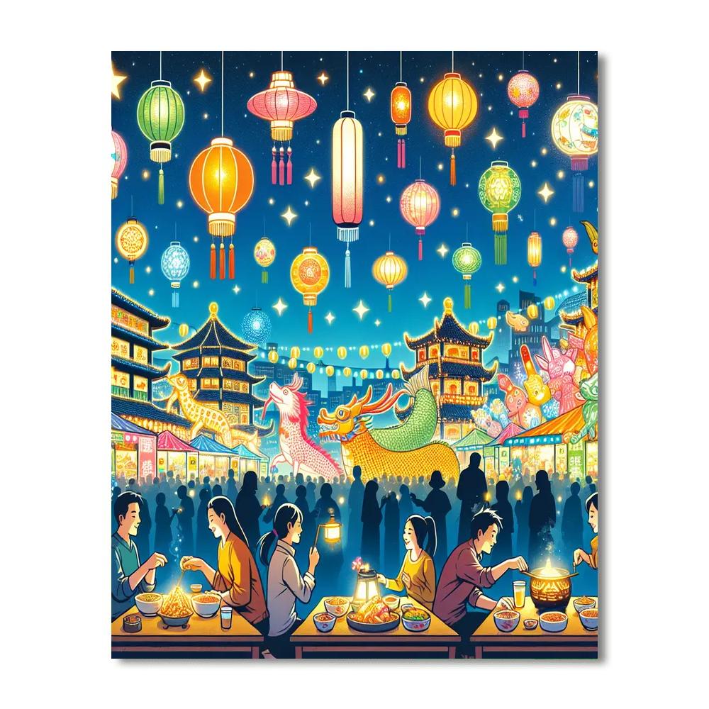 Taiwan Lantern Festival - Taichung Painting Number Kit