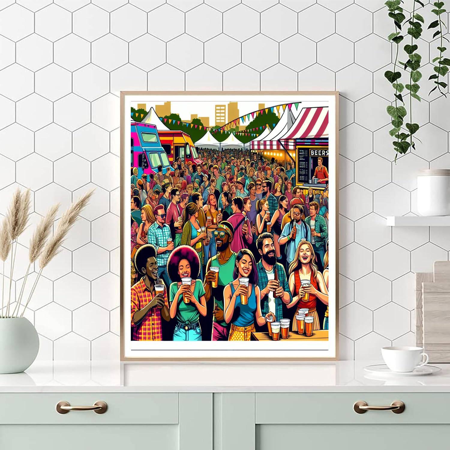 Brewfest - Usa Numbered Painting Kits