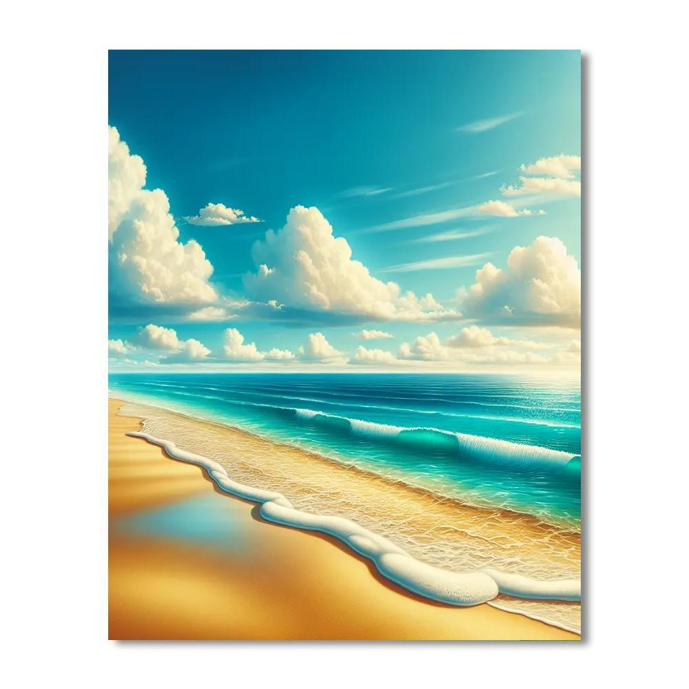 Exquisite Seaside Escape Numbered Painting Kits
