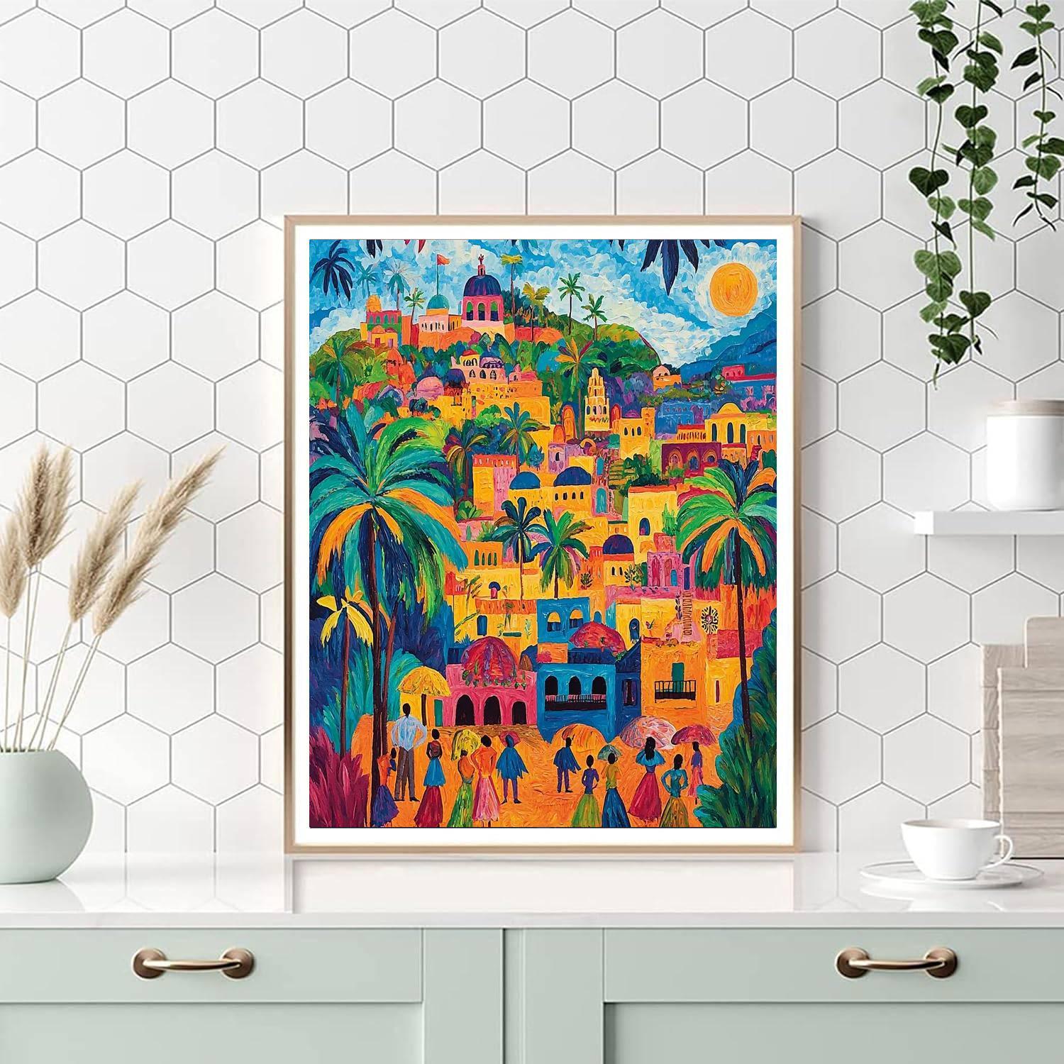 Diego Rivera Inspired The Vibrancy Of Culture  Numbered Painting Kits