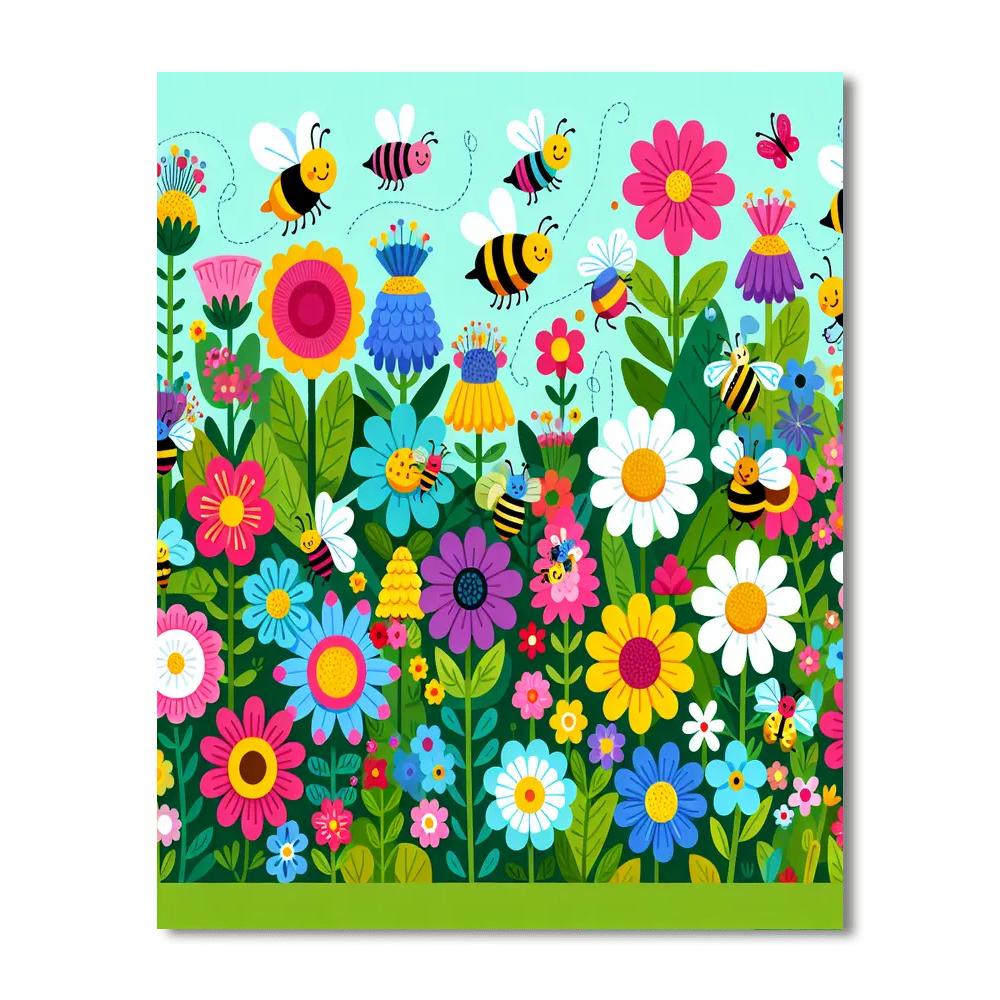 Wonderland Garden Paint By Numbers Art