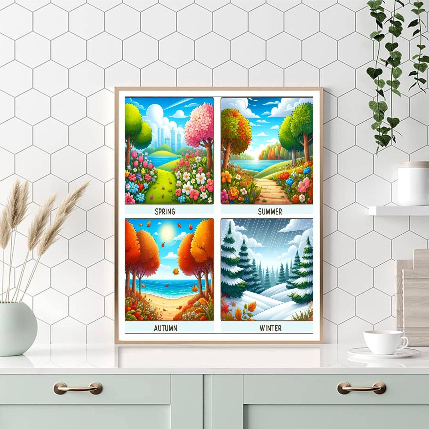 Happy Seasons Paint By Numbers Kits