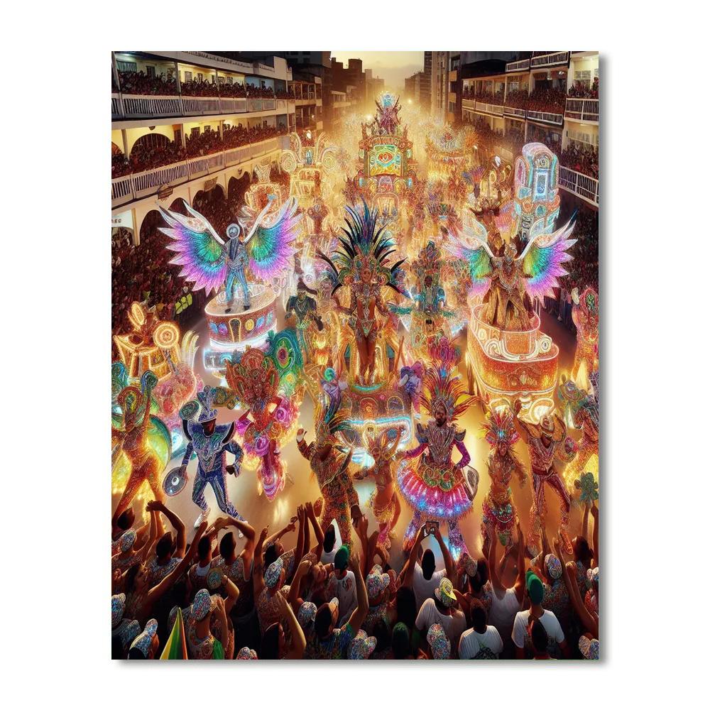 El Carnaval De Barranquilla - Barranquilla Paint By Numbers Kits