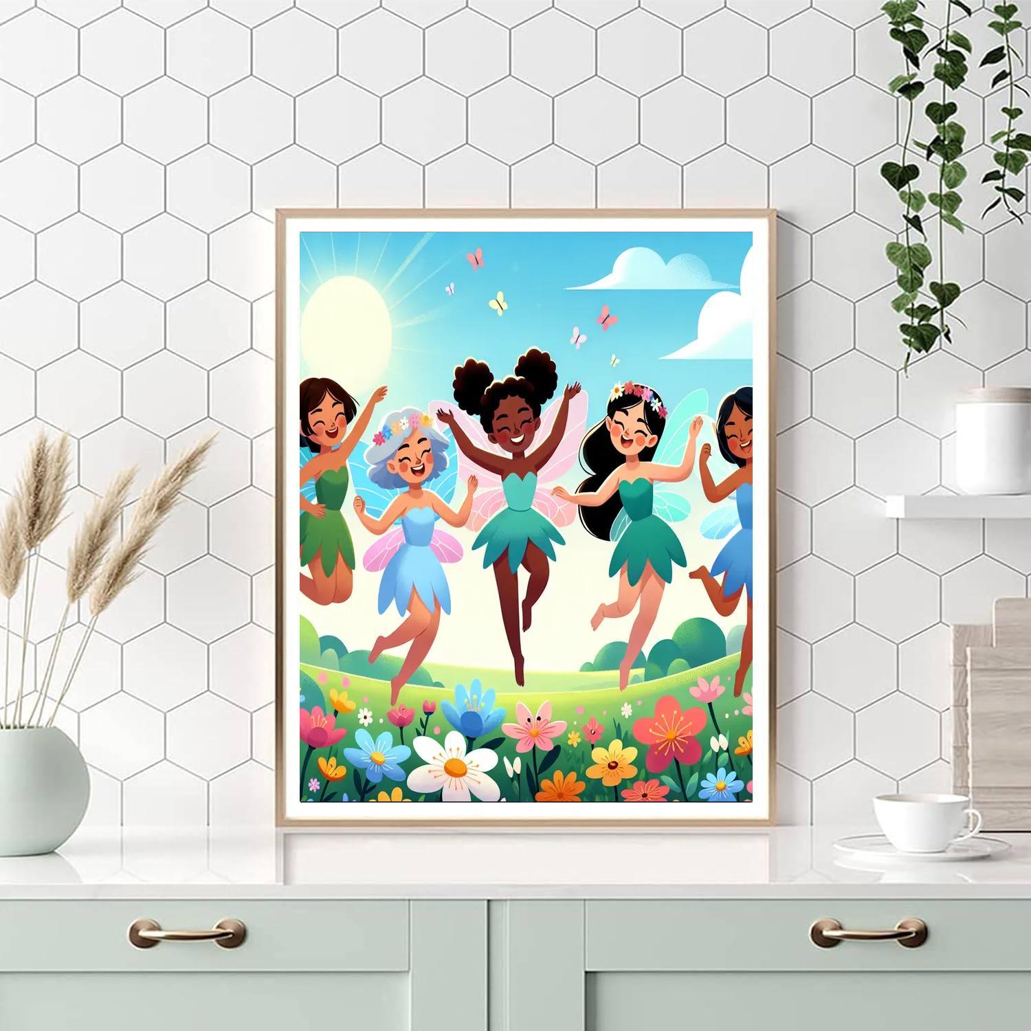 Wonderful Whimsical Fairies Paint By Numbers Kits