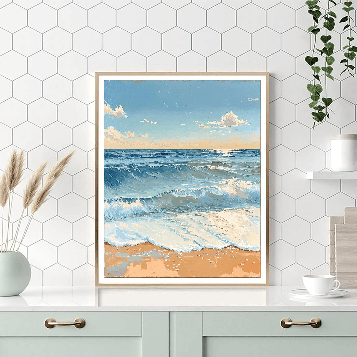 Winslow Homer Inspired Ocean Harmony  Paint By Numbers Art