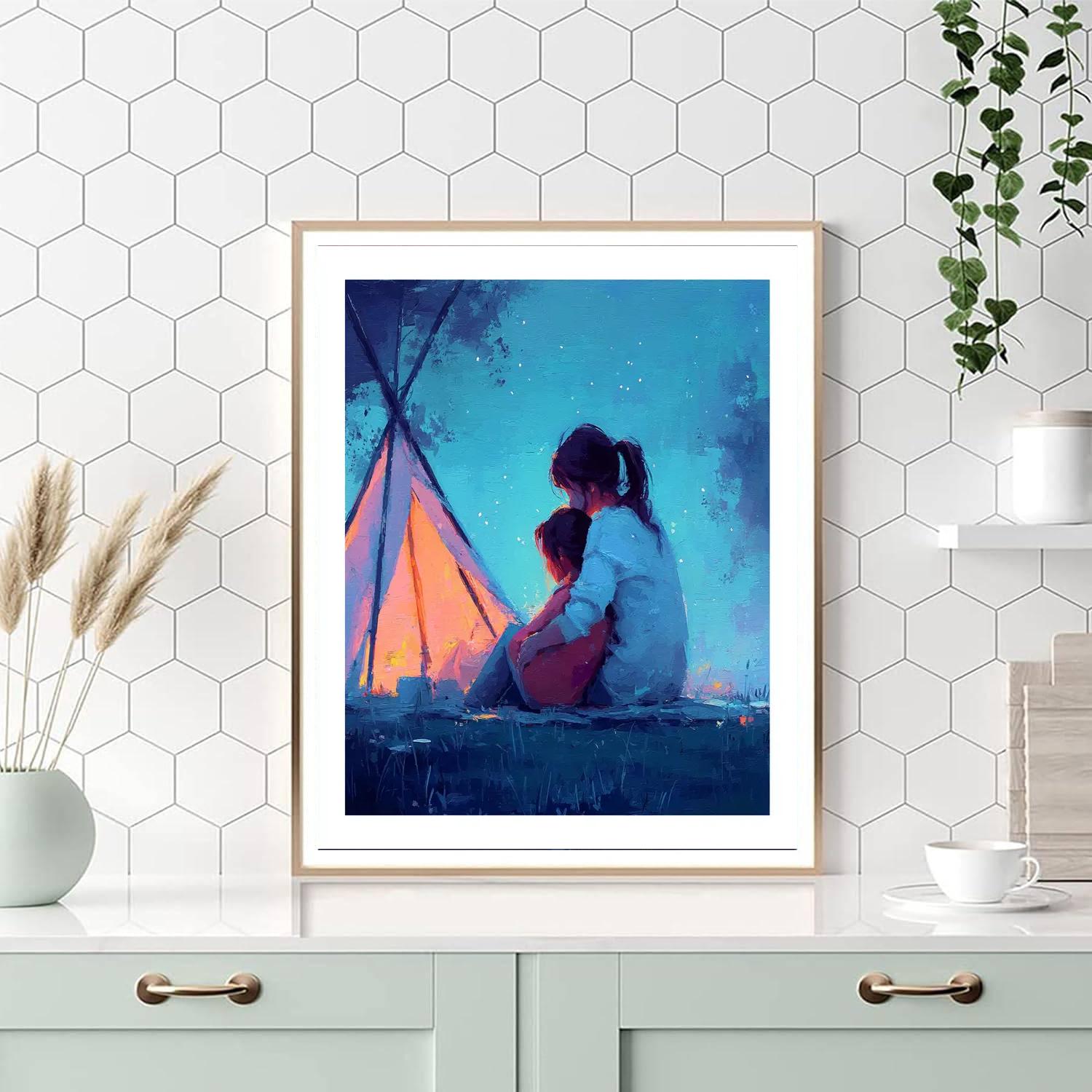 Moments Of Tenderness Painting Number Kit