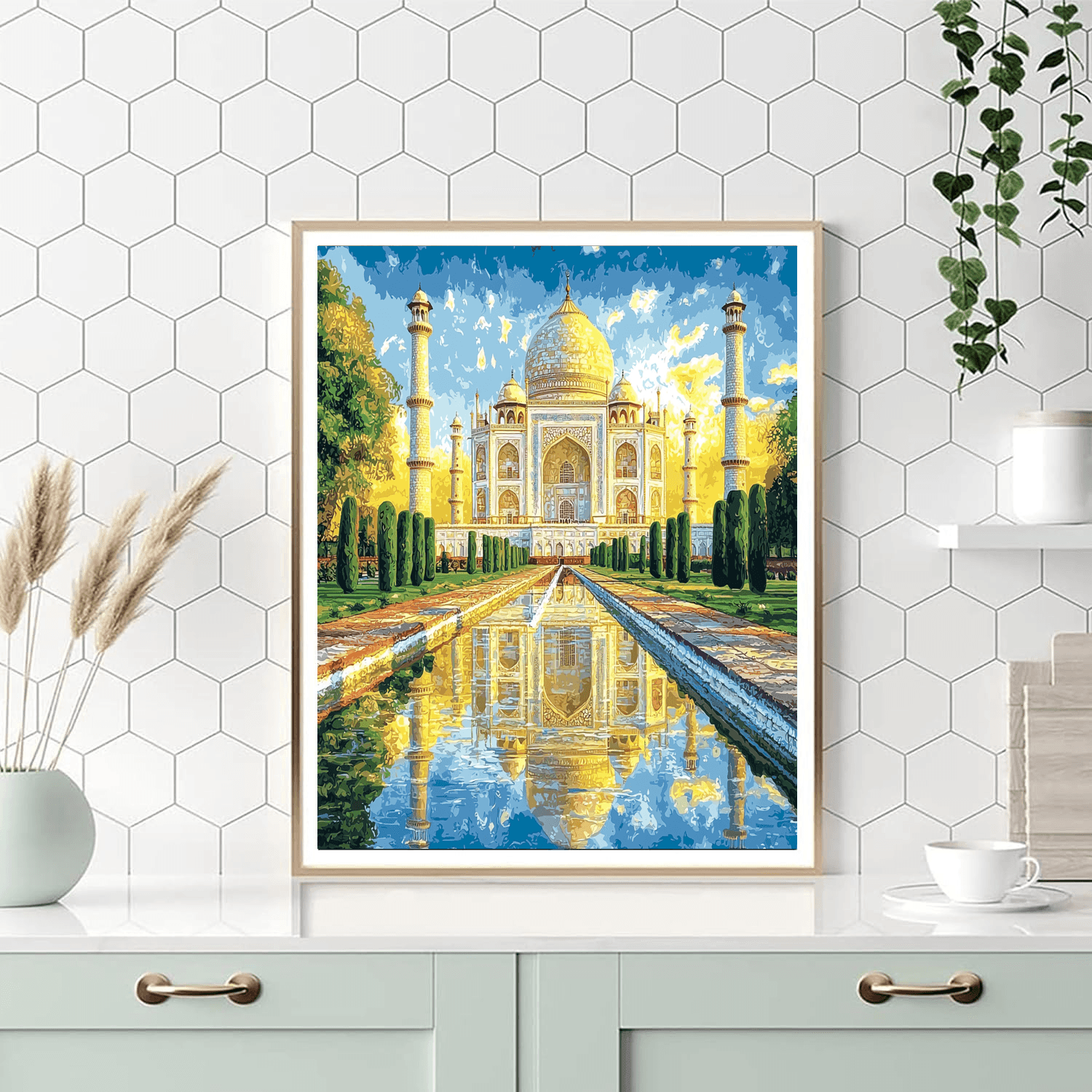 The Taj Mahal Numbered Painting Kits