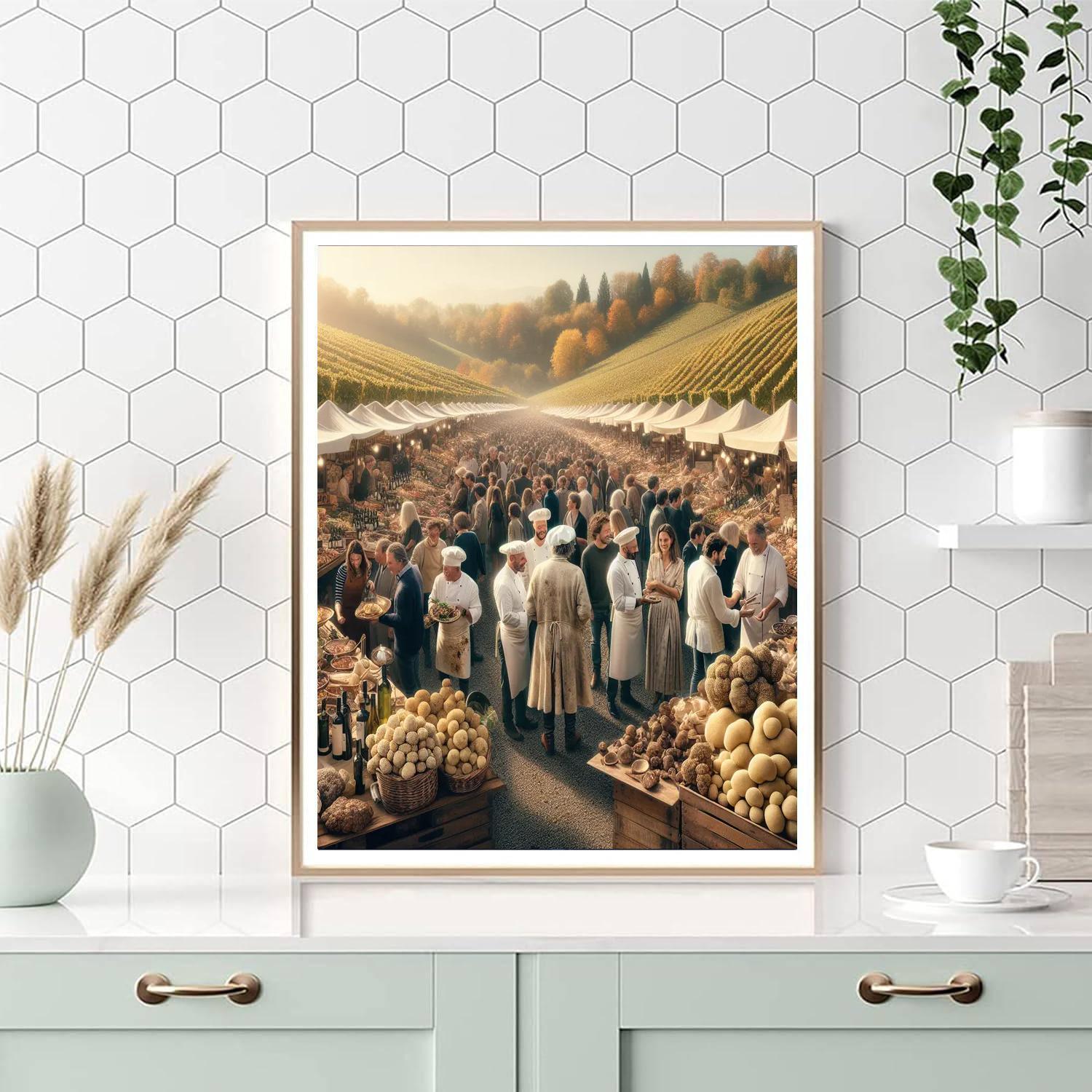 Alba White Truffle Festival - Alba DIY Paint By Numbers