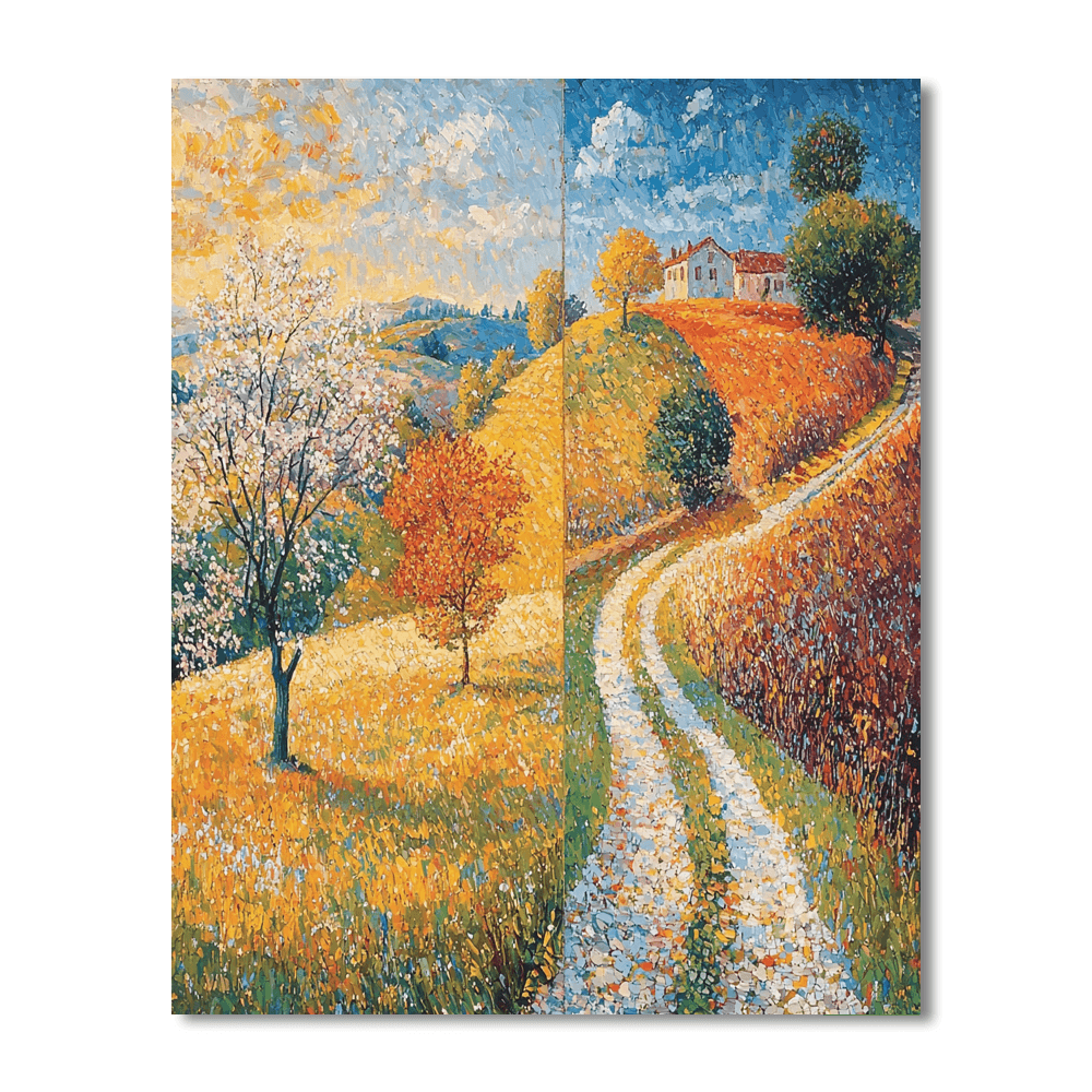 Pierre Bonnard Inspired Seasons Of Change Paint By Numbers Kits
