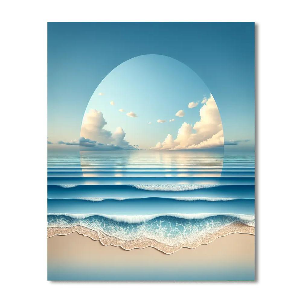 Seaside Escapade Tranquility Paint By Number