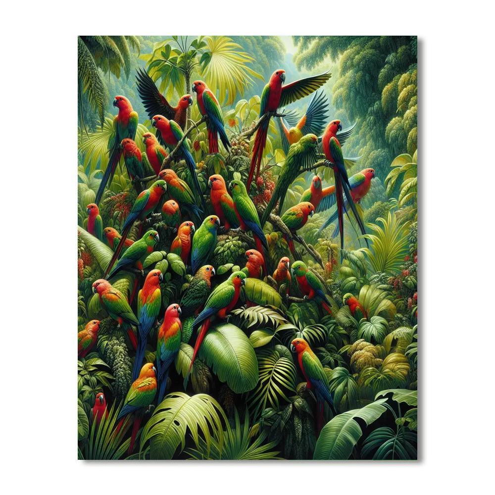 Tropical Rainforest Rhapsody Paint By Color