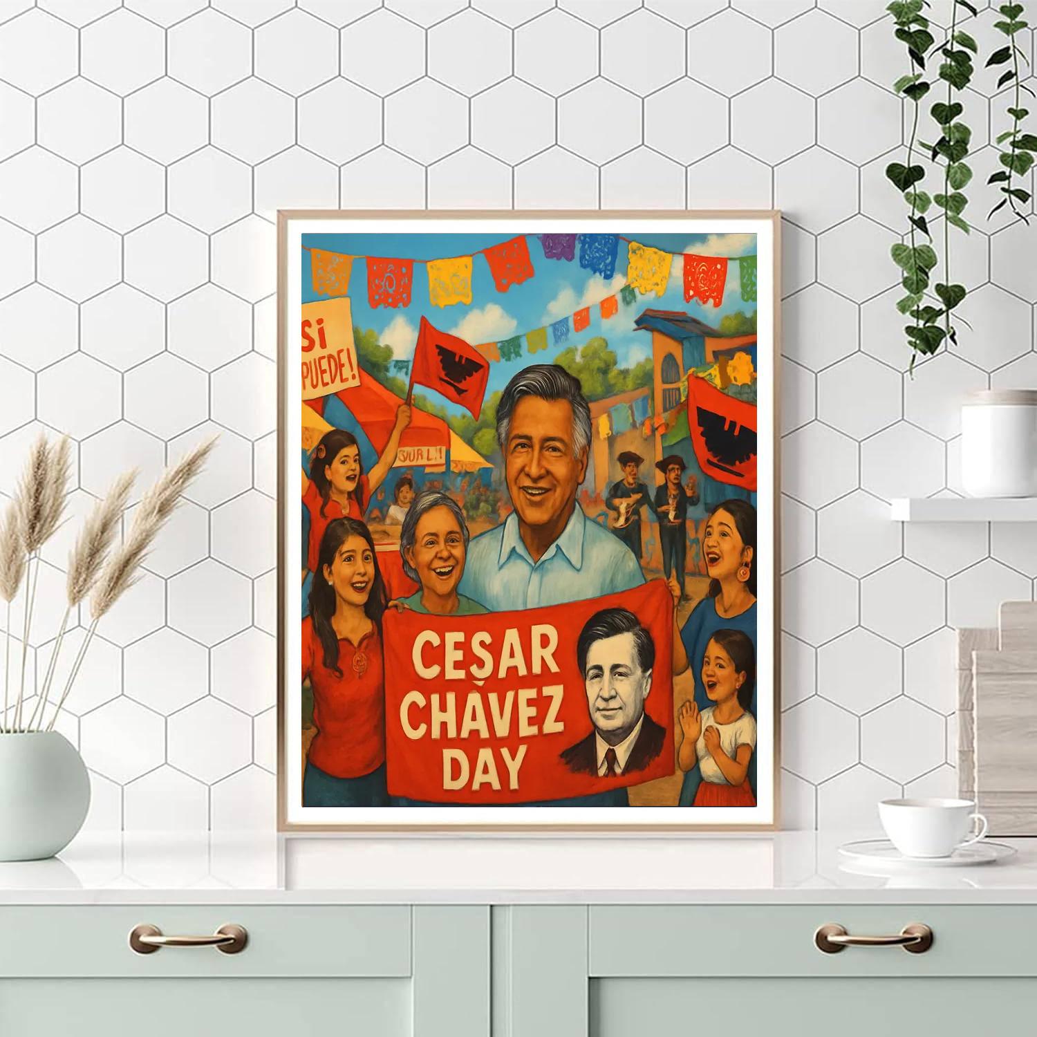 César Chavez Day Paint By Number
