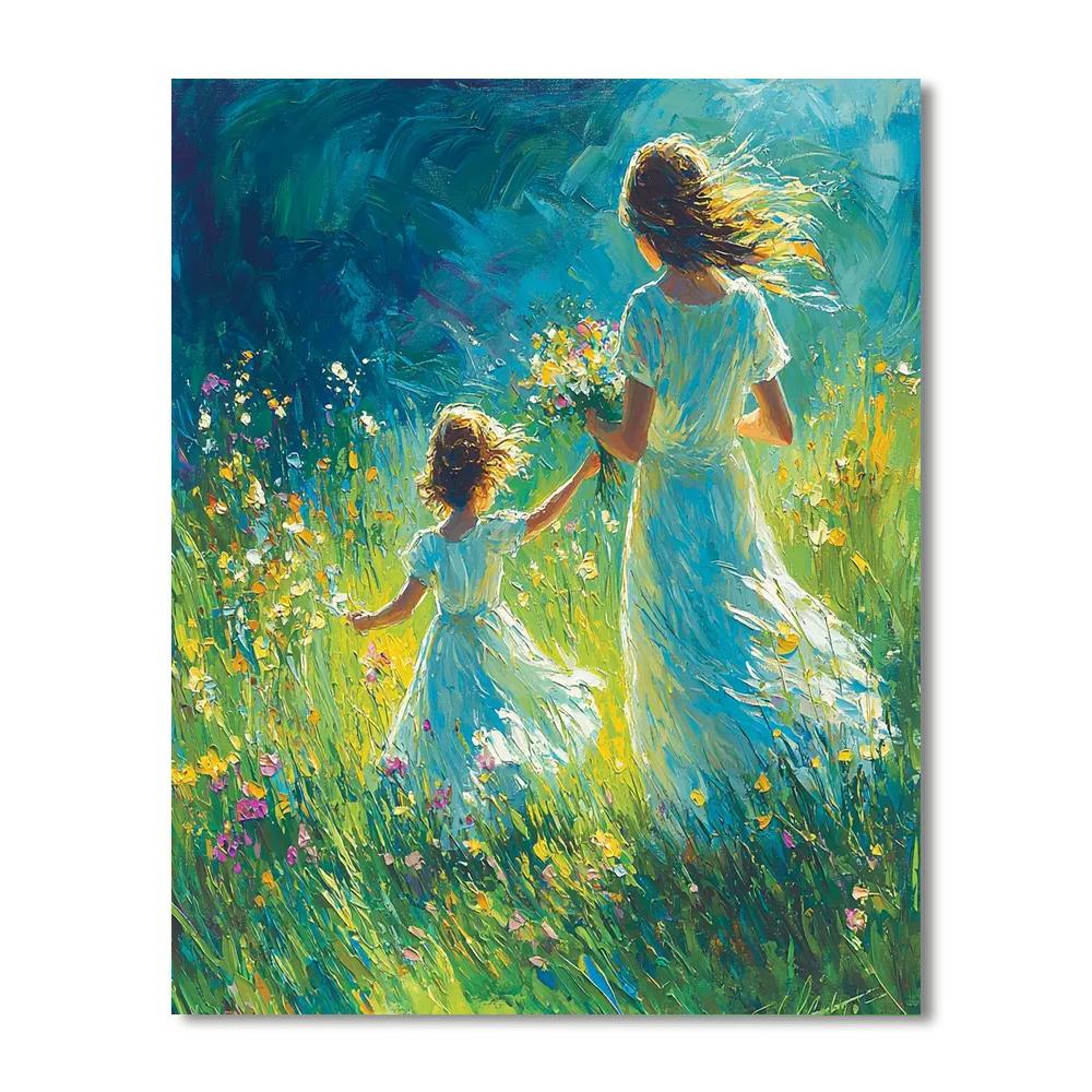 Mom And Me In Nature Paint By Number