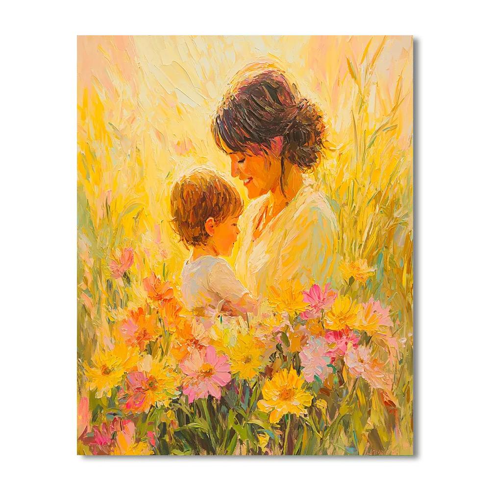 Cherished Companionship Number Painting