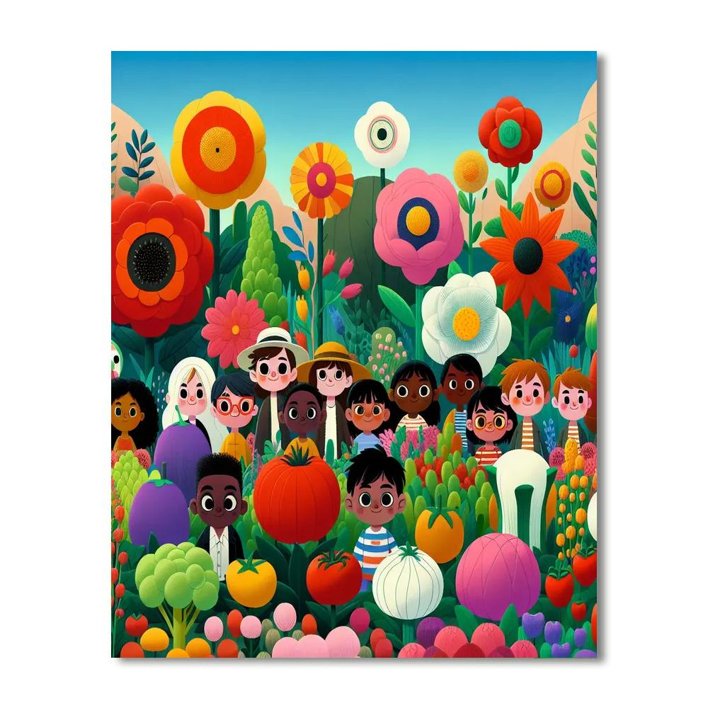 Giant's Secret Garden DIY Paint By Numbers