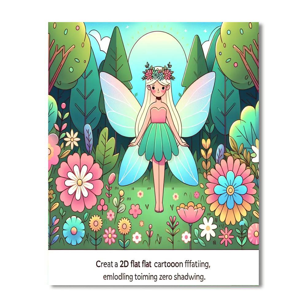 Fairy Wonderland Delight DIY Paint By Numbers