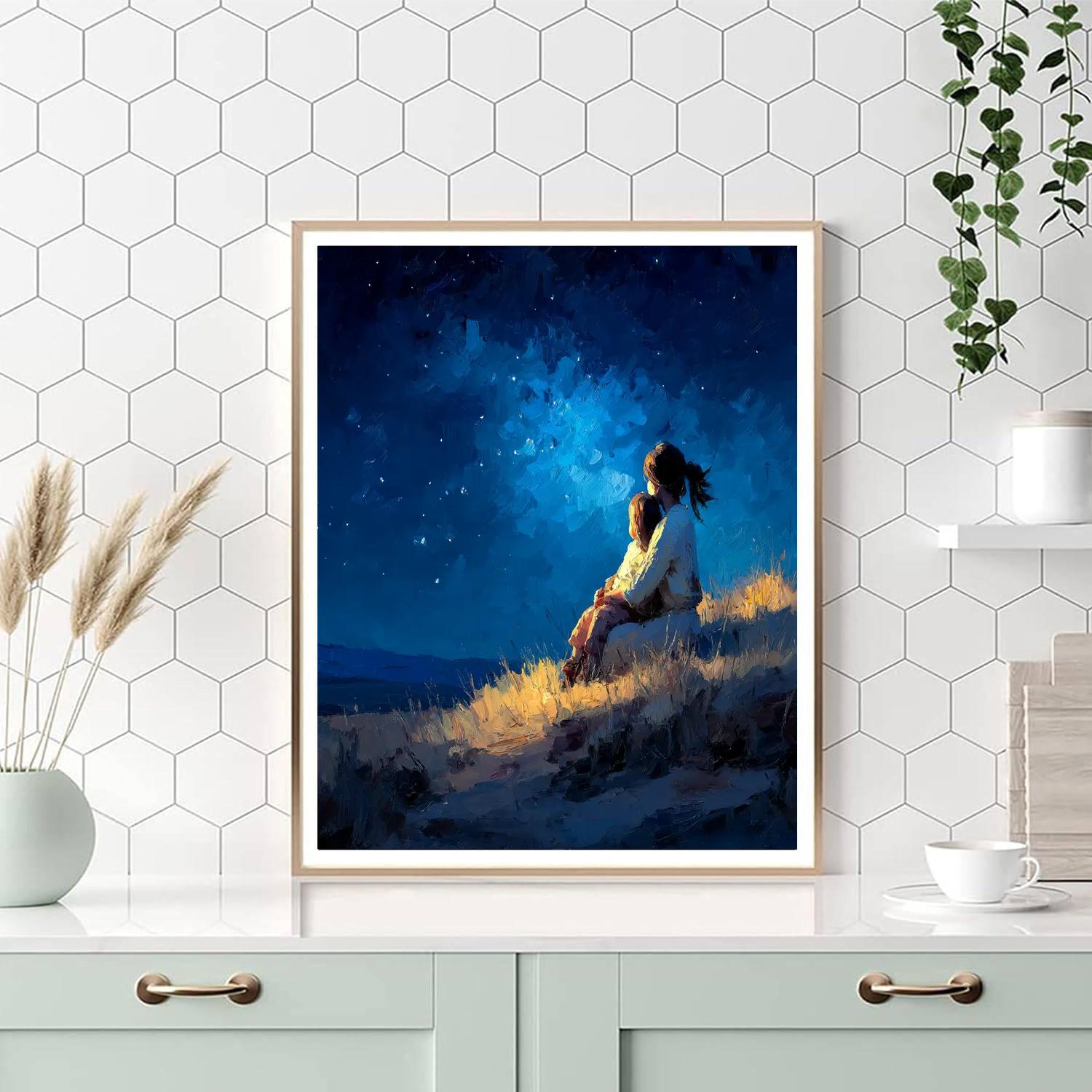 Eternal Bond Beneath The Stars Painting Number Kit