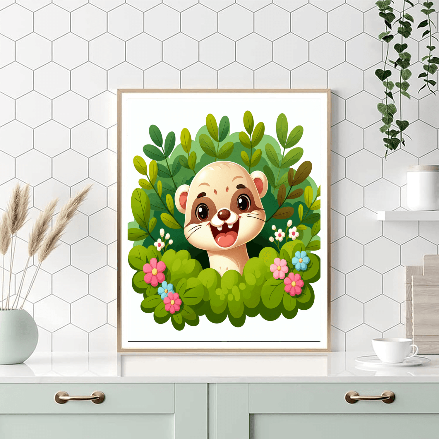 Friendly Ferret Paint By Color