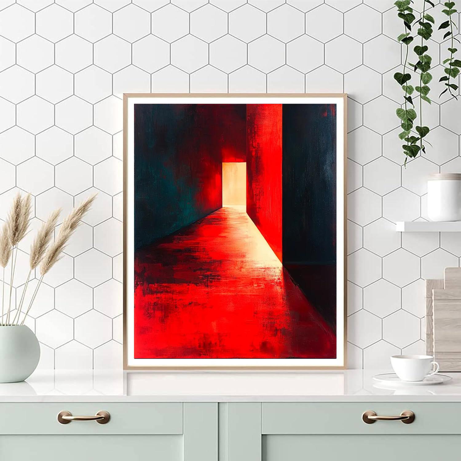 Caravaggio Inspired Exploration Of Light  Number Painting