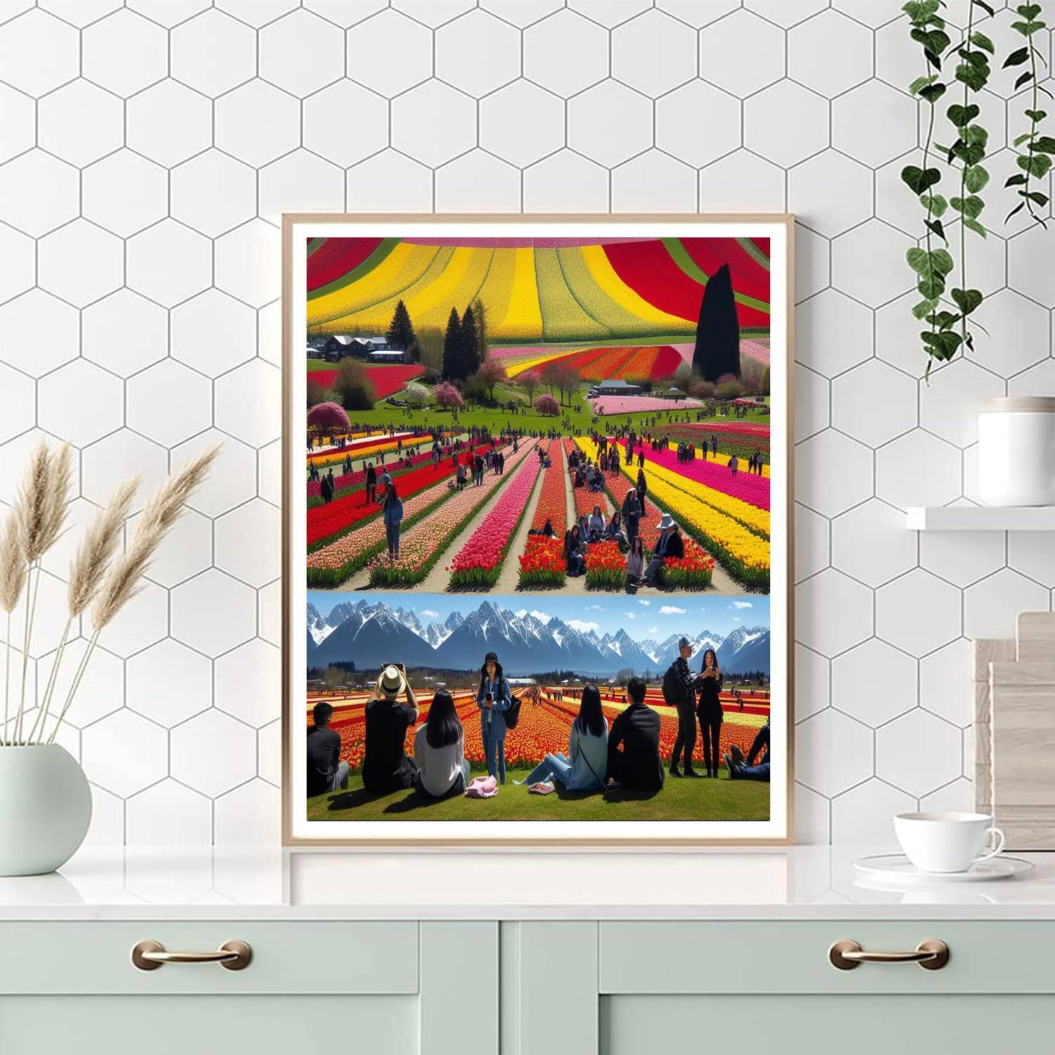 Tulip Festival - Skagit Valley, Usa Paint By Number