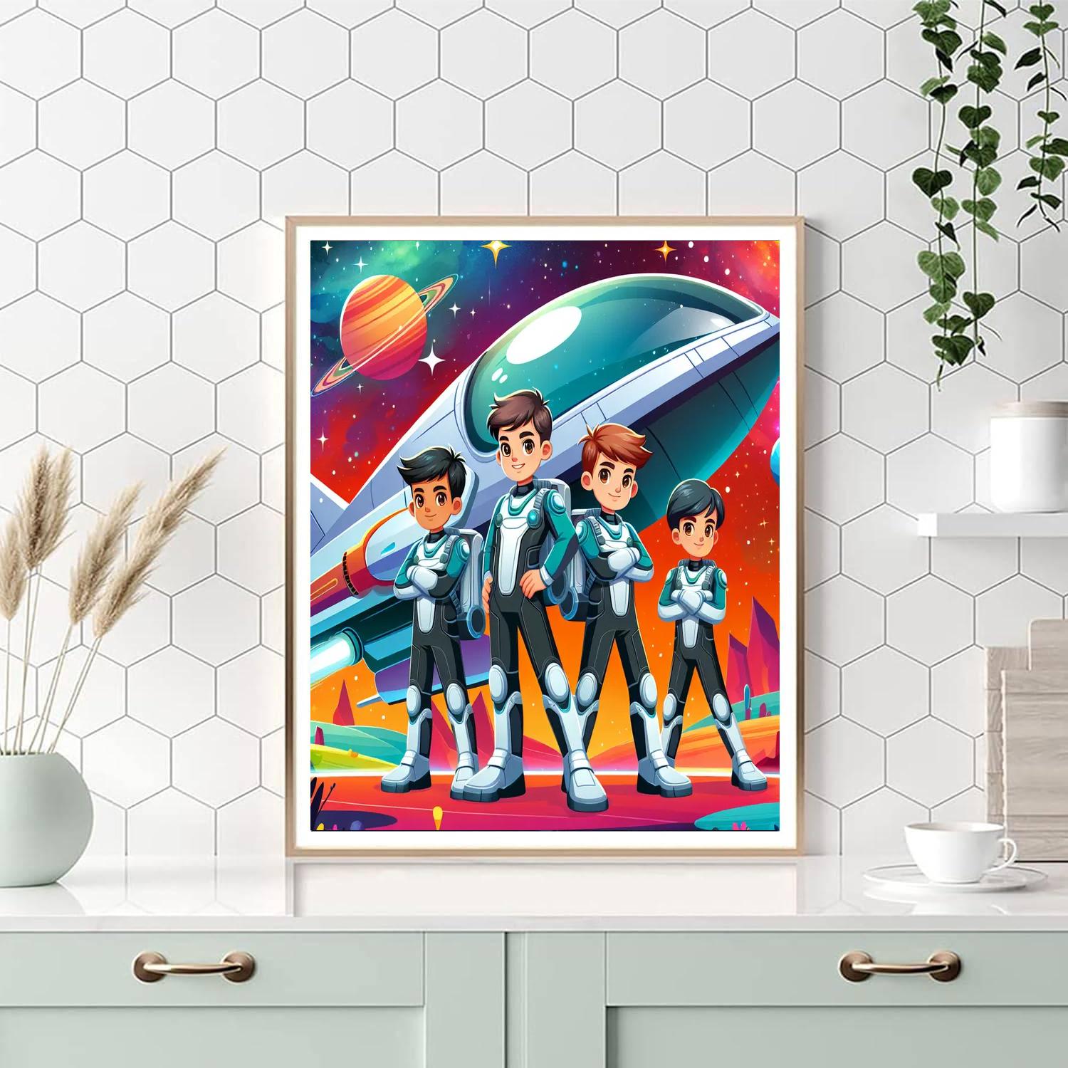 Galaxy Ranger Quest Painting Number Kit