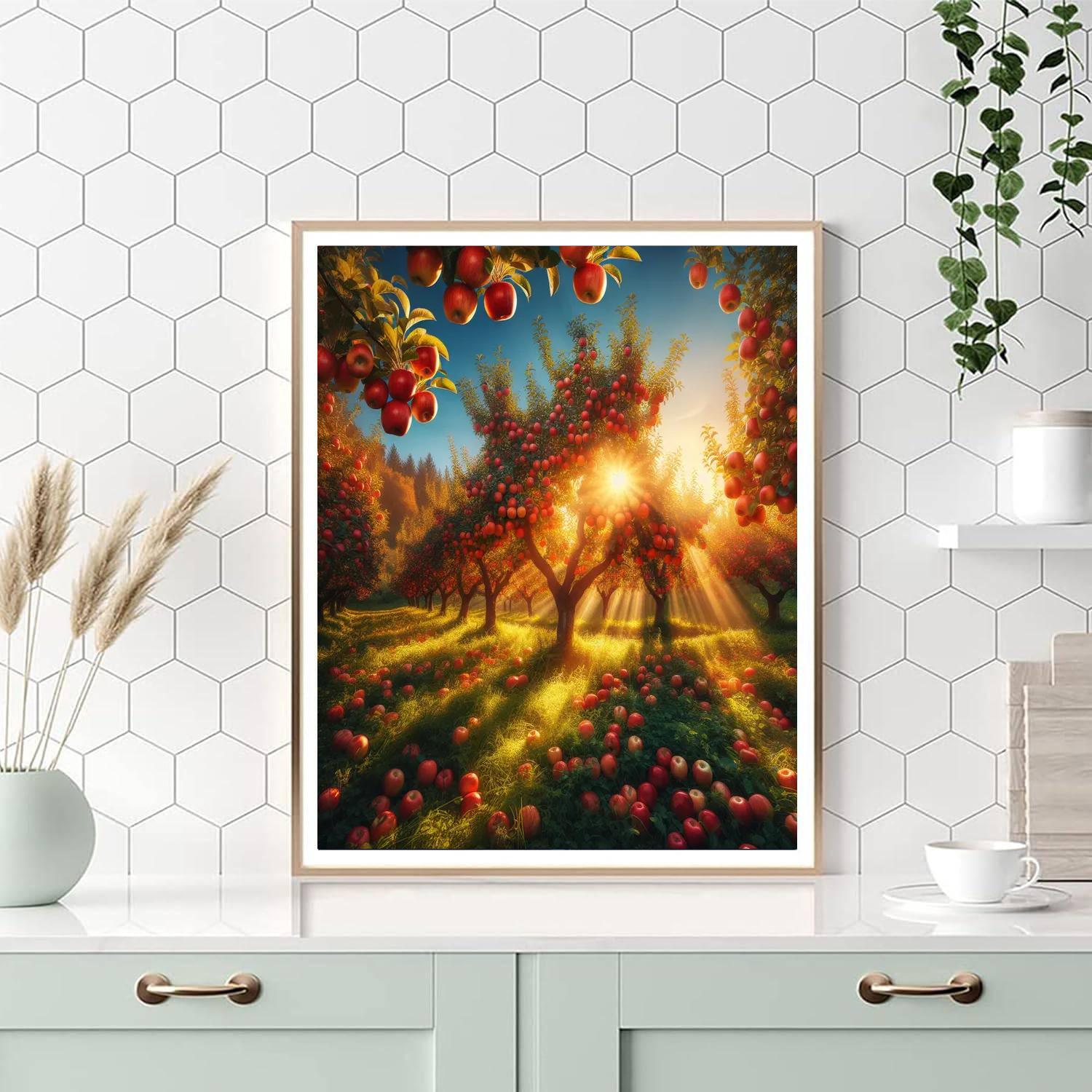 Lush Orchard Delight Numbered Painting Kits