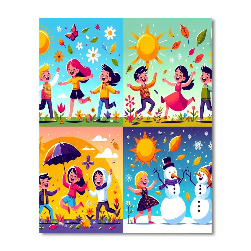 Joyful Seasonal Celebrations Painting By Numbers Kit